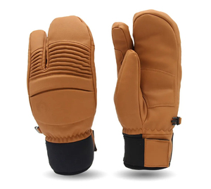 Guantes de Esquí de Cuero Transpirable, Aislantes Térmicos, Impermeables, con Dedos Completos, Correa de Muñeca Ajustable, Guantes para Deportes de Invierno - Product Image 5