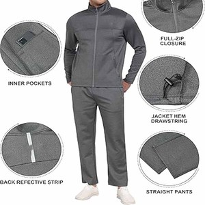 Conjuntos Deportivos de Dos Piezas para Hombre, de Algodón, con Logotipo Personalizado, de Alta Calidad, Pantalones Deportivos Apilados, Subidos por Dress Sports - Product Image 2