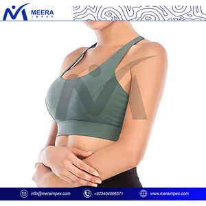 Soutien-gorge de sport pour femmes au design personnalisé, soutien élevé rembourré, vêtements de sport à séchage rapide pour la course, le fitness, l'entraînement et l'entraînement quotidien - Product Image 2