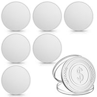 Pièces de monnaie vierges en laiton 35 mm x 4 mm d'épaisseur, polies, écologiques, thème Amour, pour gravure et estampage manuel