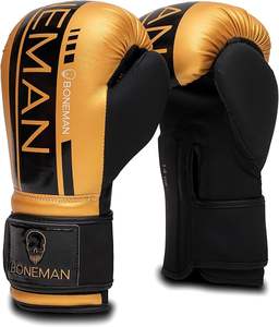 Gants de boxe en cuir de vachette personnalisés avec logo, très demandés, de haute qualité, à lacets, pour adultes, pour l'entraînement - Product Image 1