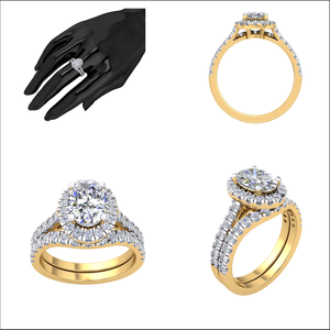 Bague classique élégante en or 18 carats pour femmes 2.26Cts VS Clarity Lab Grown EF Color Diamond pour les mariages et les fêtes Bijoux certifiés IGI - Product Image 2