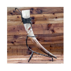 Viking corne à boire ancien guerrier rustique calice traditionnel médiéval hydromel navire fait à la main naturel fête gobelet tankard - Product Image 6