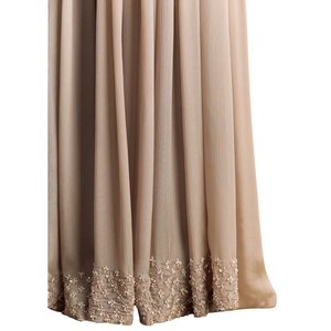 ชุด kurta สีน้ำตาลอ่อนพร้อมเลื่อมพาลาซโซและ dupatta เครื่องแต่งกายชาติพันธุ์สำหรับผู้หญิงขายส่งโรงงานผลิตตามสั่ง - Product Image 6