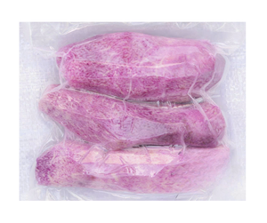 Rebanadas de Ube congeladas IQF, tubérculos de Color morado profundo para embalaje al por menor, distribución de aperitivos dulces - Product Image 1