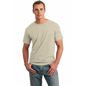Camiseta de manga corta deportiva informal para hombre al por mayor de fábrica, secado rápido y transpirable, 100% algodón con fibra de Bambú - Product Image 3