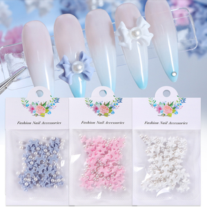 20 pièces de breloques pour ongles en résine, motifs nœuds 3D, accessoires pour manucure coréenne DIY et <span class=keywords><strong>nail</strong></span> <span class=keywords><strong>art</strong></span> - Product Image 2