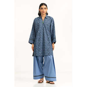 Conjunto Coordinado Estampado de Algodón Modal IPST-55286-B, Atuendo Casual de 2 Piezas para Primavera/Verano, Talla XS - Product Image 2