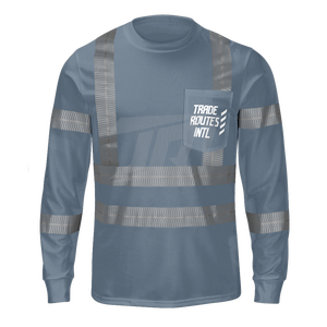 Ensemble de vêtements de travail de qualité supérieure avec logo personnalisé Chemise à bretelles en polyester durable et à boutons Vêtements de sécurité réfléchissants et imperméables à col rond - Product Image 5