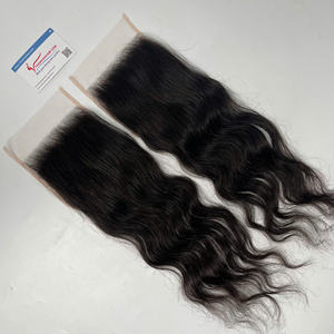 ด้านหน้าผ้าลูกไม้ดิบแบบตรวจจับไม่ได้ขนาด13X6 13x4 4 5x5 6 7x7ปิดลูกไม้สวิสผมมนุษย์บาง - Product Image 6