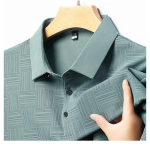 Chemises polo pour hommes, chemise polo en coton tendance pour les jeunes, les adultes et les hommes matures - Product Image 3