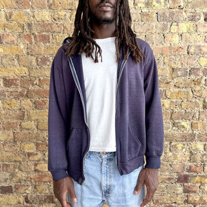 Custom Vintage Distressed Letter Embroidery Cropped Zipper Pullover Sunfade Acid Wash Men's Hoodies with 3D Print Sweatshirts - Product Image 1