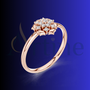 Women's 10K <b>Gold</b> Diamond <b>Ring</b> - Product Image 1