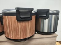 Réchauffeur de riz à sushi 19L Commercial |   Chauffe-plat en acier inoxydable, maintien au chaud pendant 12 heures |   Professionnel pour les restaurants de sushis et les cantines