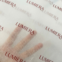 Papier de soie personnalisé avec logo, dorure à chaud, argenté, pour emballage de fleurs, cadeaux, vêtements, bijoux, emballage de boutique