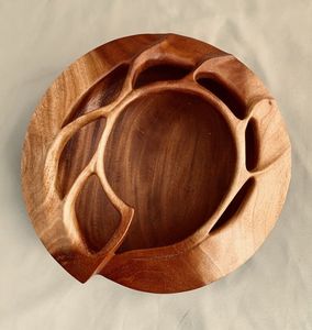 Cubertería de madera clásica al por mayor, cuencos de mesa, utensilios de cocina desechables pulidos - Product Image 2