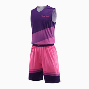 Meilleure vente uniforme de basket-ball de qualité supérieure respirant et grande taille produit chaud avec des couleurs contrastées - Product Image 3