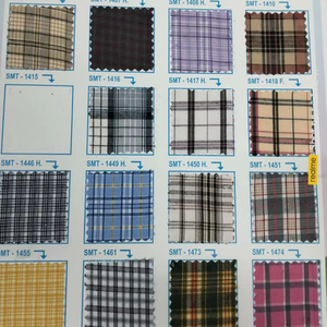 Tela a Cuadros Elástica Teñida con Hilo de Primera Calidad, Textil Suave y Duradero para Uniformes Escolares y Camisas a un Precio Accesible - Product Image 1