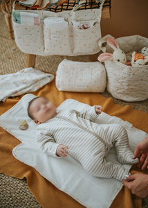 OEM Organic Cotton Muslin <b>Baby</b> <b>Changing</b> <b>Mat</b> Manufacturer – Custom <b>Portable</b> Diaper <b>Changing</b> <b>Mat</b> - Product Image 3