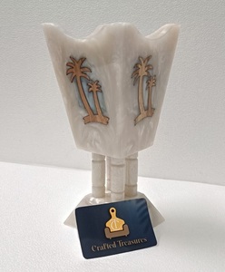 Brûleur d'encens en résine arabe islamique traditionnelle Bakhoor Mubakhar titulaire pour Eid et Ramadan Mubakhar boîte-cadeau au meilleur prix - Product Image 6