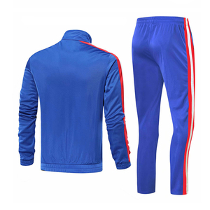 Survêtements pour hommes en nylon et polyester léger et imperméable à l'eau de couleur personnalisée Ensemble de survêtement coupe-vent en nylon au design unique - Product Image 2