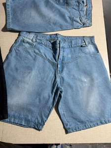 New Arrival OEM Summer <b>Men's</b> Denim Shorts With Unique Chrome Heart Design High Street Style Pants High Quality <b>Men</b> Short Jeans - Product Image 2