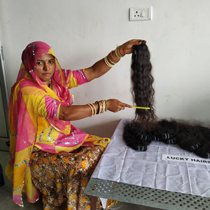 Mèches de cheveux humains bruts vierges naturels non traités, cheveux brésiliens vierges à cuticules alignées - Product Image 4