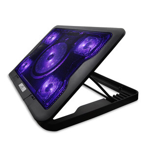 Support de refroidissement pour ordinateur portable USB avec 5 ventilateurs, en plastique, pour ordinateur et jeux vidéo - Product Image 2