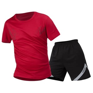 T-shirts d'été à manches courtes en soie glacée à séchage rapide pour hommes avec respiration cutanée et couleurs unies rafraîchissantes - Product Image 3