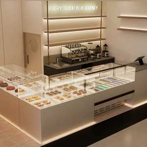 Présentoir de Comptoir de Bar, Meuble de Présentation, Comptoir de Caisse, <span class=keywords><strong>Accessoire</strong></span> de Présentation, Table de Bar Dorée, Ensemble de Mobilier de Restaurant, Étagère de Rangement, Boulangerie - Product Image 2