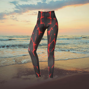 ชุดออกกำลังกายผู้หญิงคุณภาพสูง กางเกงเลกกิ้งพิมพ์ลาย ออกแบบเองได้ พร้อมโลโก้สั่งทำ - Product Image 2