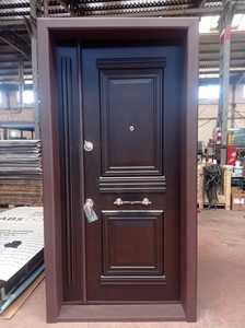 ABSDOOR NOYER Personnalisable Ultra Sécurisé Design Moderne Isolation Thermique Phonique Porte en Acier Placage Naturel Intérieur Villa Hôtel - Product Image 2