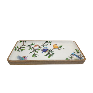 Bandeja de servicio a granel moderna hecha a mano, calcomanía acabada esmaltada de forma ovalada de Metal única, tamaño personalizado, mesa, servicio de comida para el hogar, Hotel - Product Image 3