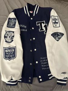 Premium Custom Mens Varsity Letterman Chaquetas: Vintage Streetwear Baseball Bomber Jacket para Hombres Mujeres Casual Leather OEM - Product Image 2