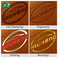 Boîte à cartes à jouer en bois de pin à double étage, design personnalisé W322, avec 54 cartes, couleur personnalisée et impression laser/numérique
