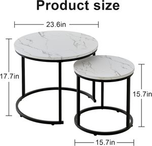 Table basse en métal faite à la main pour intérieurs élégants cafés salons et décoration d'intérieur design - Product Image 2