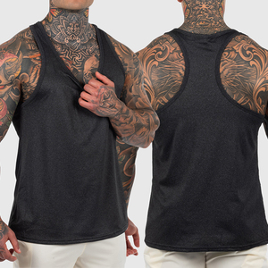 Camiseta sin mangas de algodón para hombre de alta calidad para verano Camiseta sin mangas OEM de talla grande Fitness Gym para entrenamientos cómodos - Product Image 4
