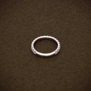 Anillo de Eternidad con Diamantes Cultivados en Laboratorio, Corte Redondo, 0.70 CTW, Banda de Eternidad, Diamante Certificado, Anillo de Aniversario, Diseño Único y Moderno - Product Image 2