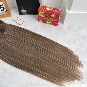 ผมต่อแบบคลิปหนีบ APOHAIR ขนาด 20 นิ้ว ผมเวอร์จินเวียดนามแท้ เกรดเรมี่ แบบตรง ต่อผมด้วยเครื่องจักร แบบสองชั้น # 2 + # 60C 100 กรัม MSA++ - Product Image 6