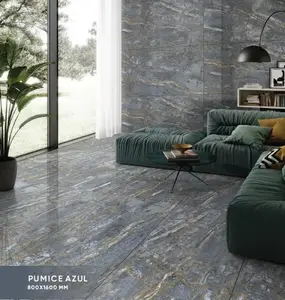 Porcelain Slab Tiles In Size Of 800x1600mm Having High Glossy Finish Slab Tiles Used For Living Room