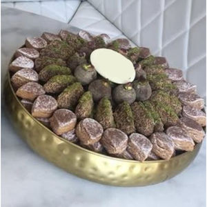 Tazón redondo de metal de gran calidad, tazón dulce, diseño admirable, tazón para servir dulces de chocolate, perfecto para servir catering en venta - Product Image 6