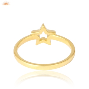 Magnifique étoile Design 14k or massif chaque occasion bague femmes fiançailles mariage bijoux faits à la main bijoux en or personnalisé - Product Image 4