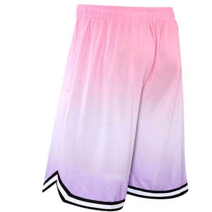 Pantalones cortos de baloncesto con logotipo personalizado 2025, pantalones cortos transpirables de poliéster de talla grande para verano, pantalones cortos estampados para exteriores, venta al por mayor - Product Image 3