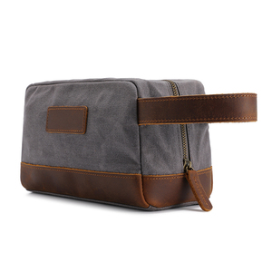 กระเป๋าเครื่องสำอางหนัง PU แท้แฟชั่นทนทานมีซิปปิดชุดแต่งหน้าส่วนบุคคลขายส่งราคาไม่แพง - Product Image 6