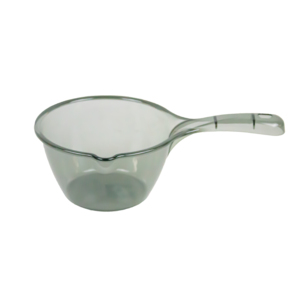Louche à eau de cuisine en plastique PP transparent de qualité alimentaire avec long manche et bec verseur, louche à liquide transparente pour la cuisine et les restaurants - Product Image 2