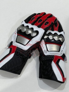 Guantes de cuero para moto, transpirables, para motocross, carreras, pantalla táctil, duraderos y ligeros - Product Image 2