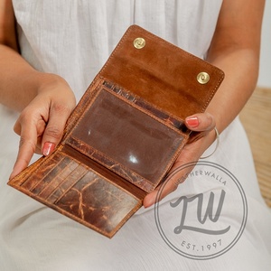 LW 2024 High Quality Genuine Leather Handmade Hair on <b>Money</b> <b>Clips</b> for Women Handcrafted and Handmade Stylish Accessory - Product Image 6