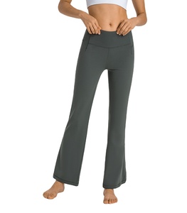 Meilleurs fabricants de vêtements pakistanais pantalons évasés personnalisés designs et logos personnalisés vintage pantalons à capuche en tissu à séchage rapide pour femmes - Product Image 1