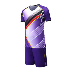 Uniforme de Fútbol de Color Liso Transpirable Sublimado Personalizado de Último Diseño, Nuevo, Servicios OEM, Corte Ajustado - Product Image 2