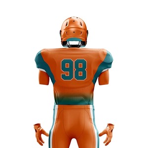 Own Logo Sublimated American Football Uniform Clothing Sportswear Custom <b>Design</b> Logo Made 100% Polyester American Football Wear - Product Image 4